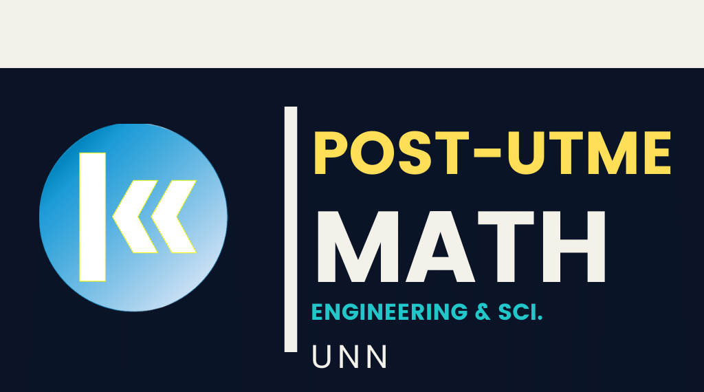 POST UTME UNN MATHEMATICS