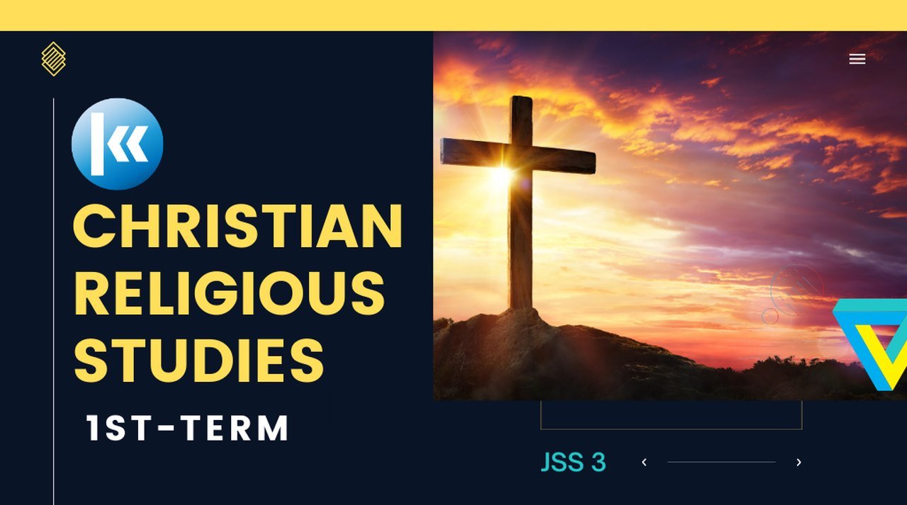 Christian Religious Studies Jss3 1st term