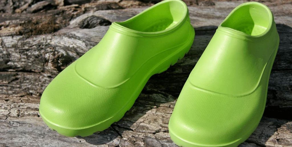 Green Rubber Shoes