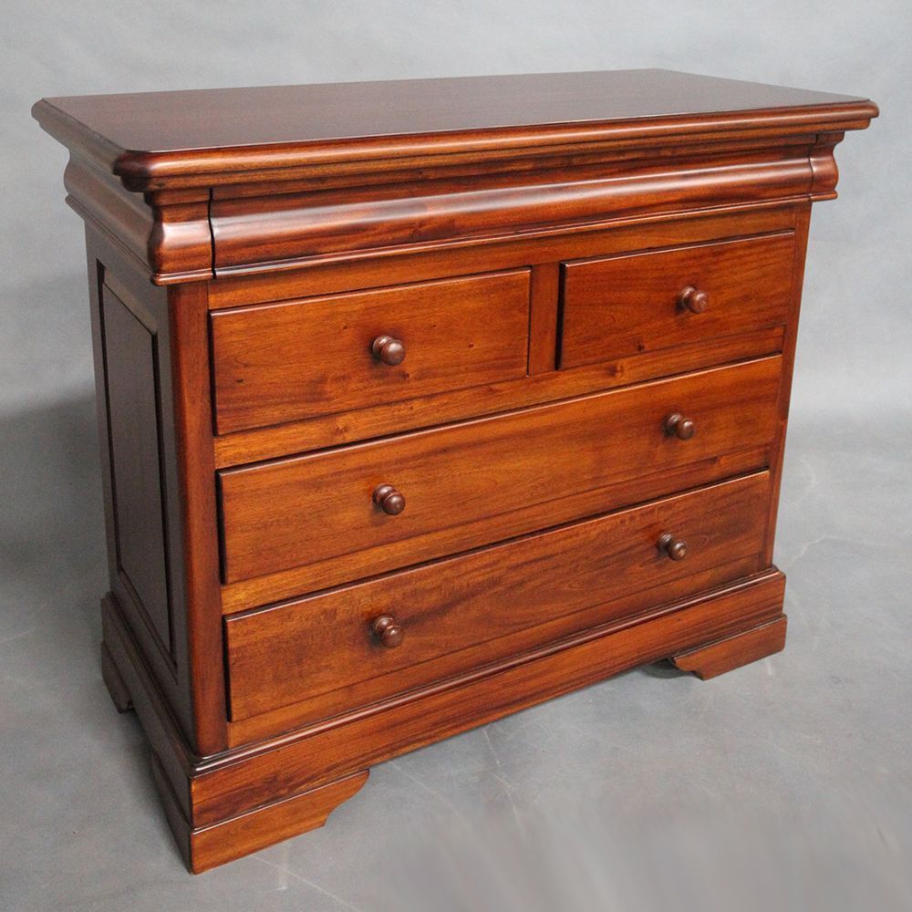 Solid Mahogany Wood Chest of Drawers