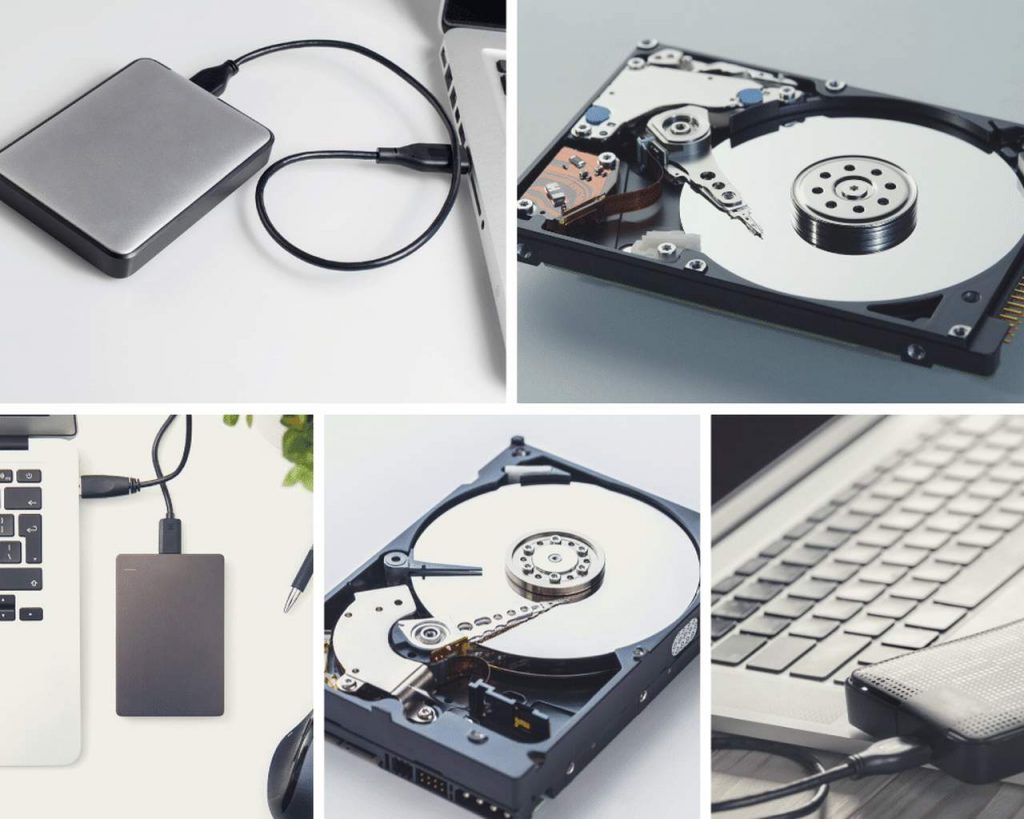 Examples of Backing - Storage Media 3 Hard drive