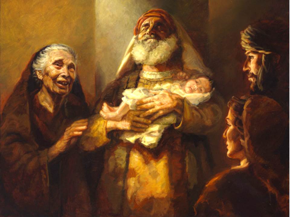 The Prophecies of Simeon and Anna to Jesus 2 anna-with-jesus