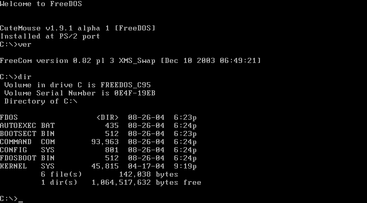 GUI And Command-Line (CLI) O/S 2 command line prompt