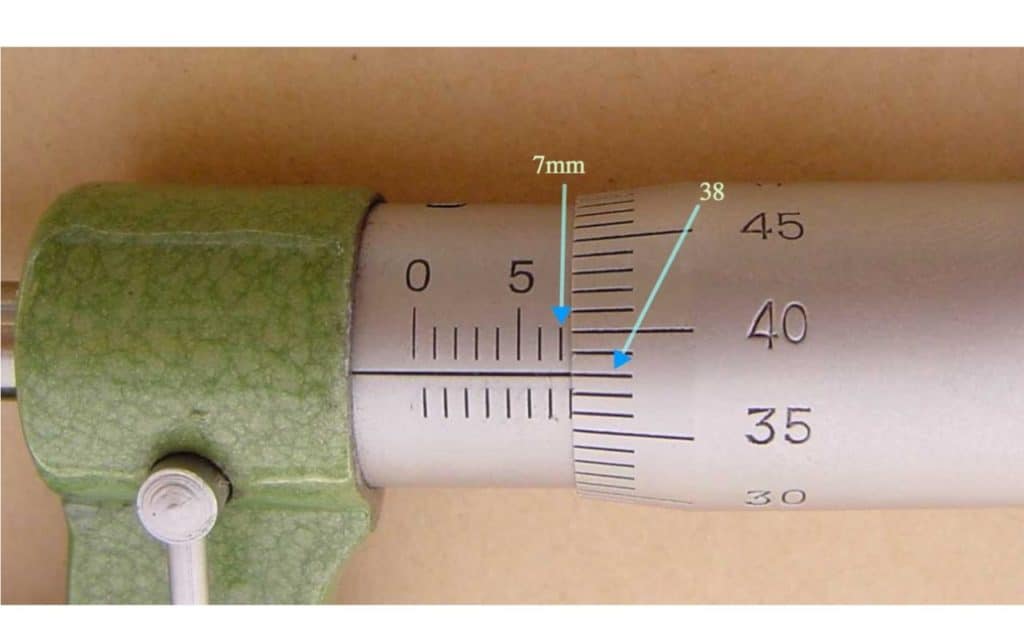 Measurement of Length / Distance (Metre Rule, Vernier Caliper, Micrometer Screw Gauge) 10 micrometer screw gauge example
