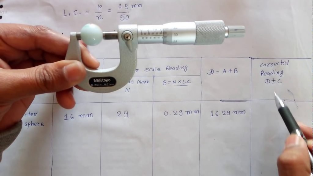 micro meter screw guage