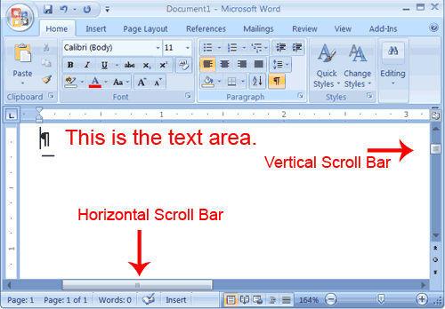 Some Elements of Microsoft Office Word 6 ms word