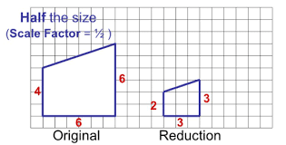 reduction scale