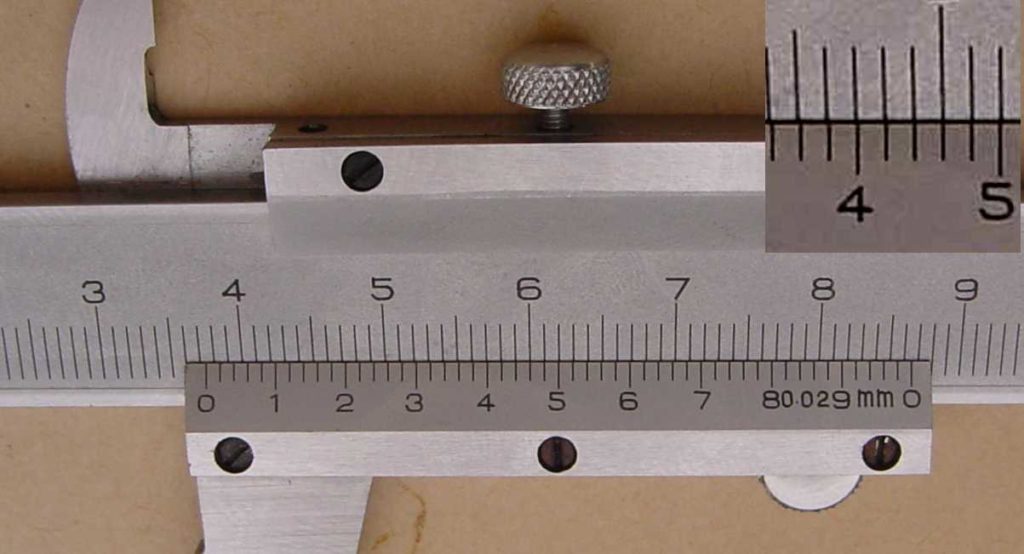 Measurement of Length / Distance (Metre Rule, Vernier Caliper, Micrometer Screw Gauge) 6 vernier scale