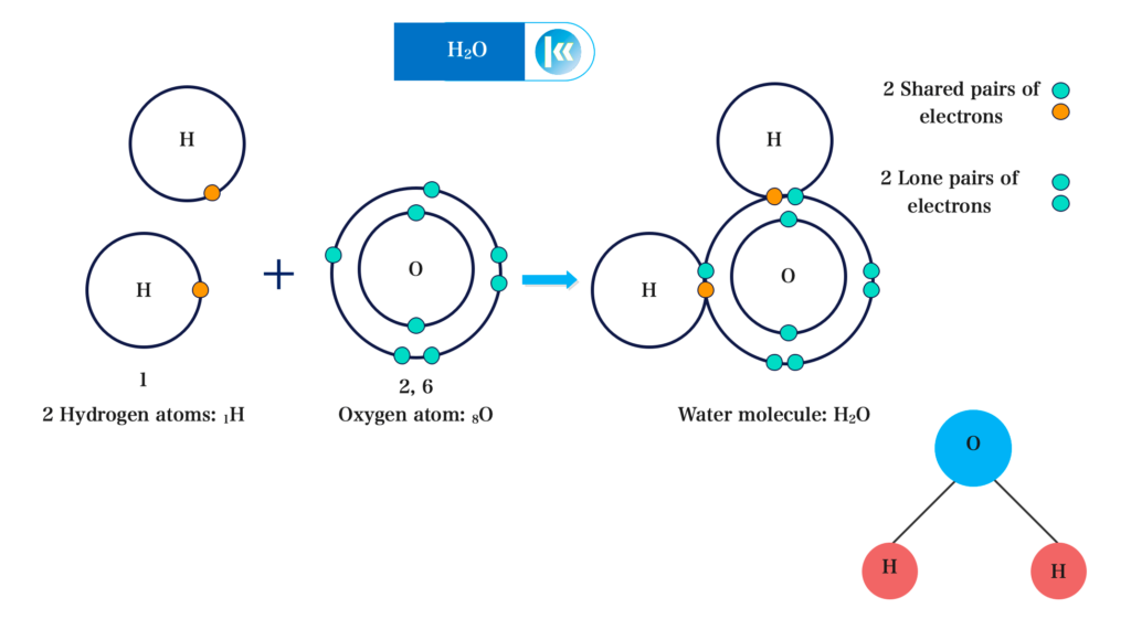 Covalent bonding 5 formation of water