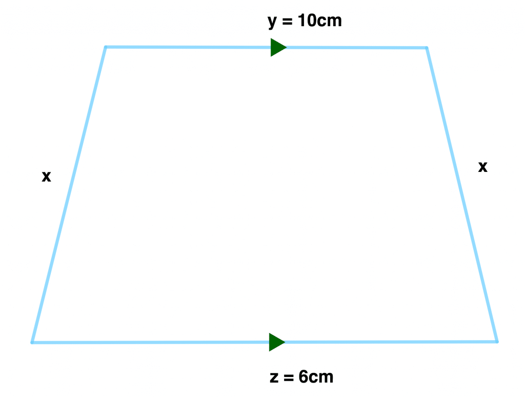 Perimeter of a Trapezium 3 trapezium question