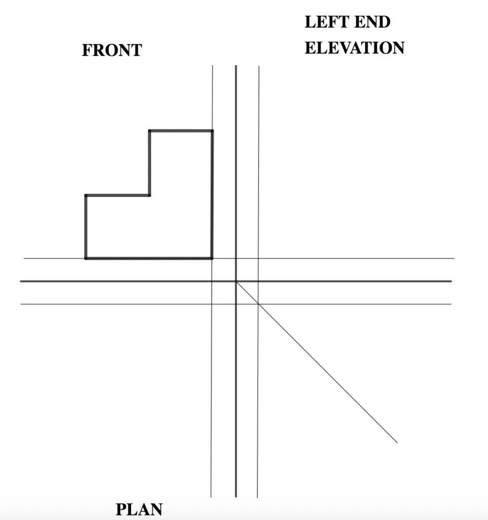 Steps in Orthographic Projection & Worked Illustration: 6 Screen Shot 2021 09 27 at 9.33.04 AM