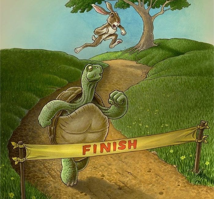 Features of Culture 5 folktalk - tortoise and the hare