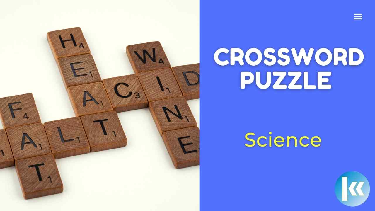 scioence crossword puzzle