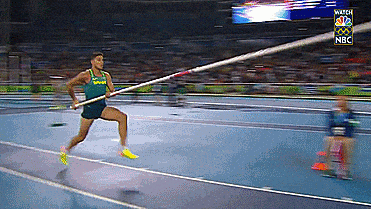 Basic Skills in Pole Vault 1 pole vault