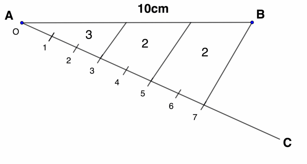 Prportion Line Example Division Of Lines | Kofa Study