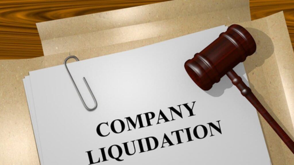 Liquidation or Winding up 1 liquidation