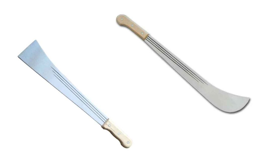 Types of Simple Farm Tools 1 cutlasses