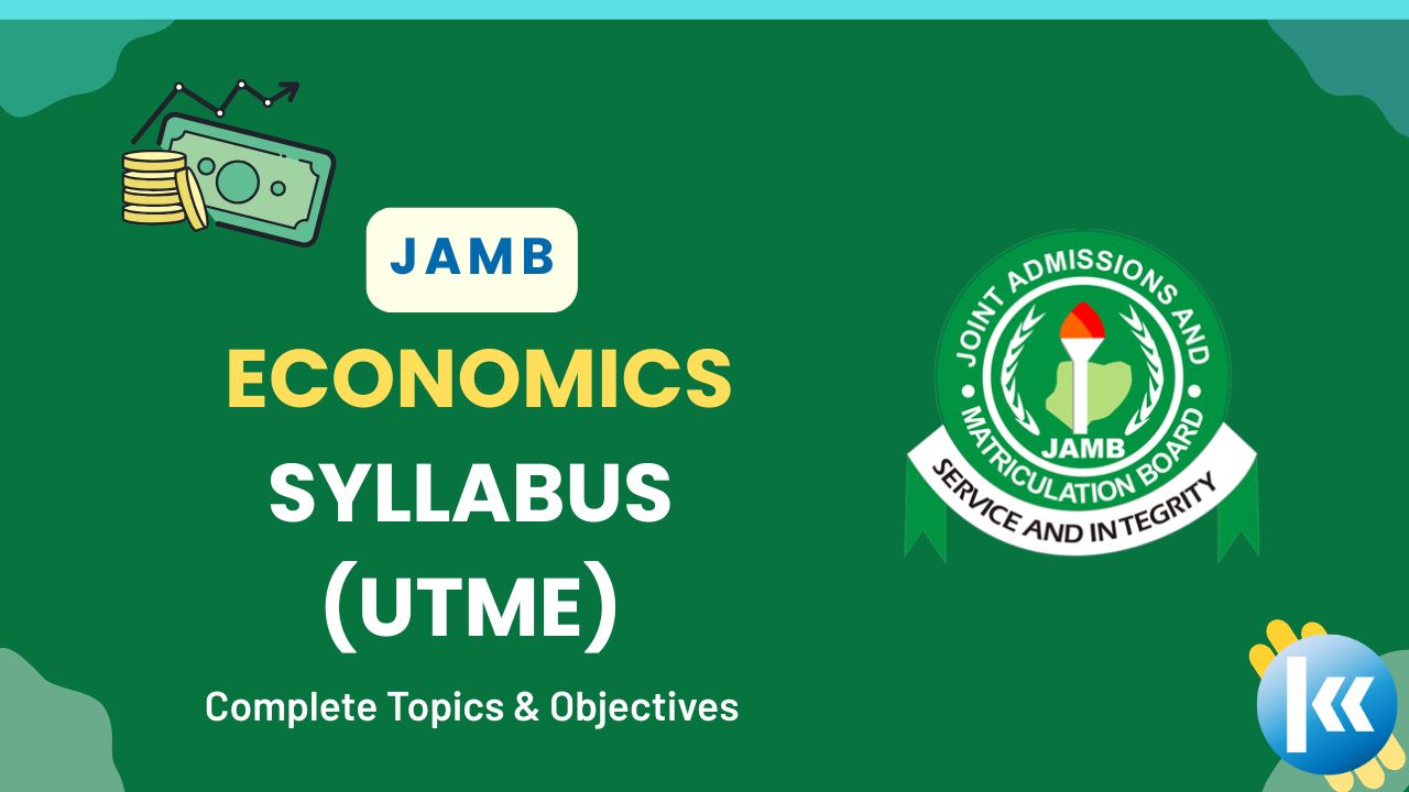 JAMB Economics Syllabus