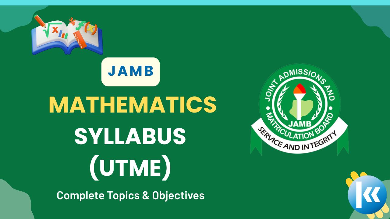JAMB Mathematics Syllabus