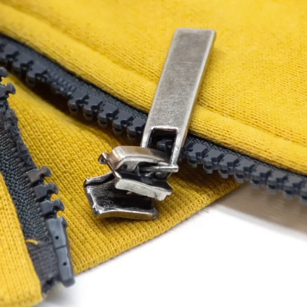 Types of Garment Repair 1 zipper broken