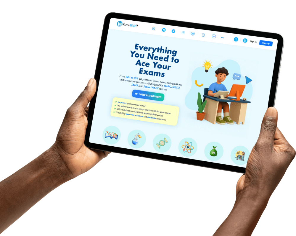 Back-to-School Made Easier: The Online Study Tool Nigerian Parents are Using to Help their Children Excel in School 1 Kofa Study page