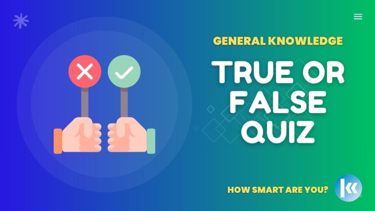 True or False G.K. Trivia Questions