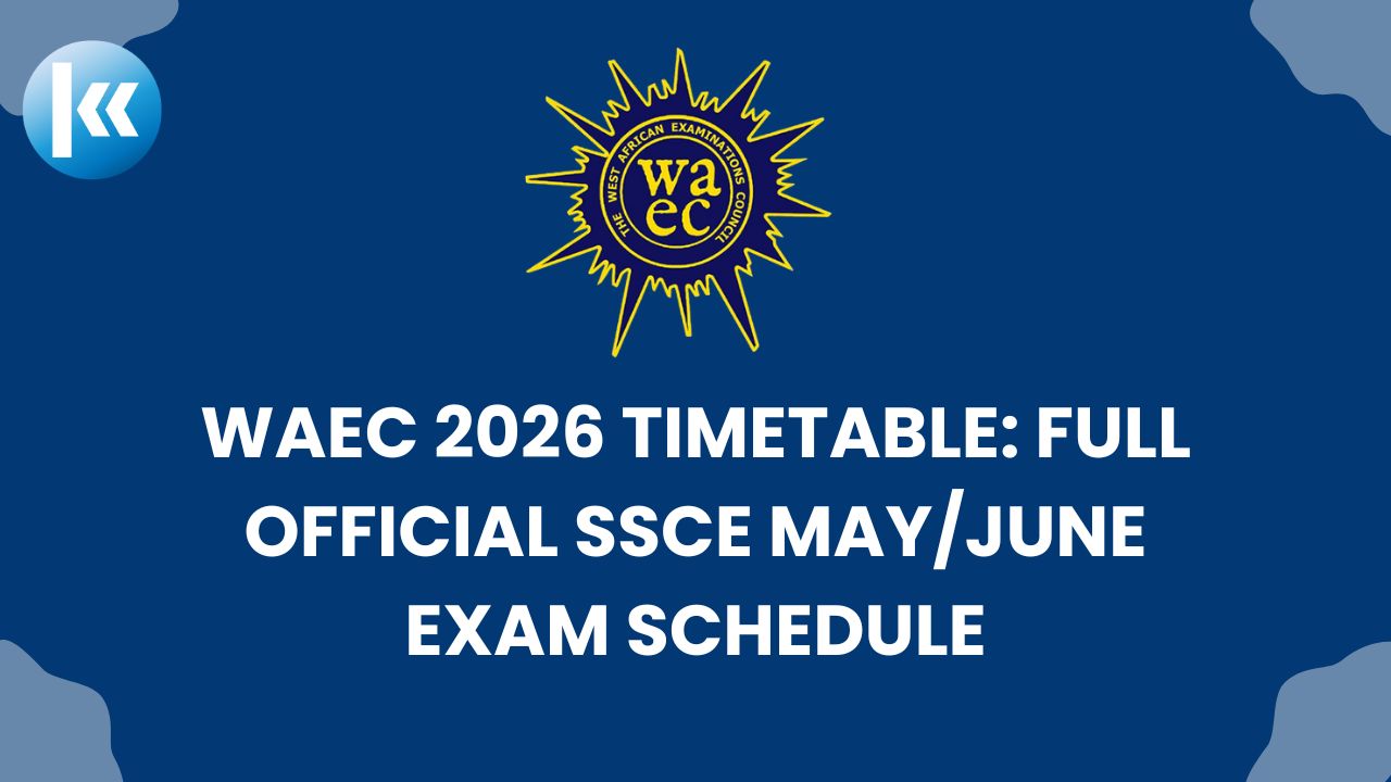 WAEC 2026 Timetable